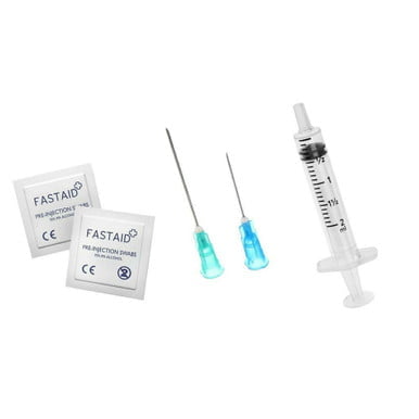 40 week injection cycle pack syringes blue needles swabs 30738 50377 44405 1