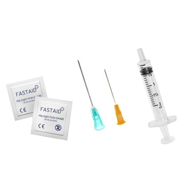 20 week injection cycle pack syringes orange needles swabs 26558 98310 33106 1