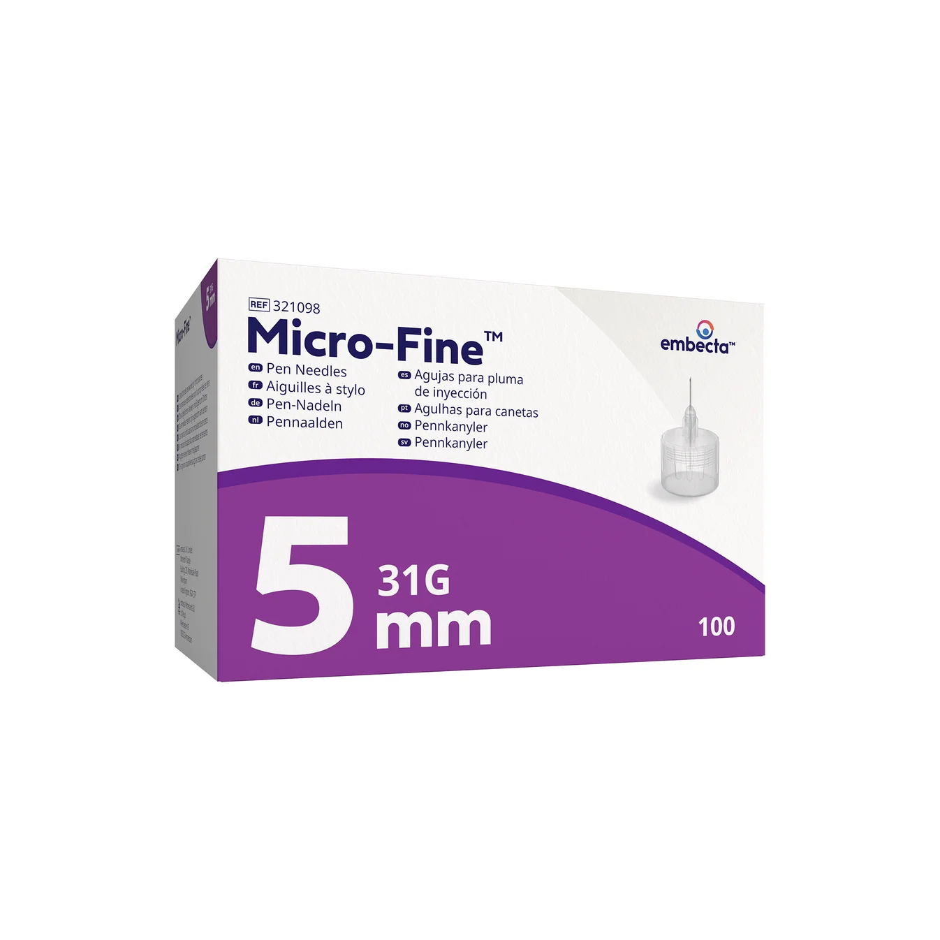 Micro-Fine Ultra Pen Needle (31G) 5mm - Box of 100 Micro-Fine Ultra Pen Needle (31G) 5mm - Box of 100 - Image 1